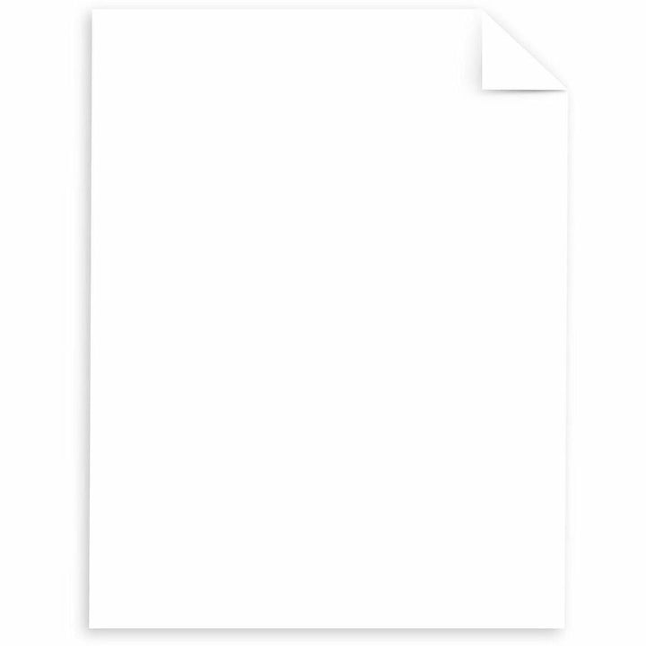 Image of Wausau Papers Cardstock Paper, 65 lb., 8-1/2"x11", 100/PK, White