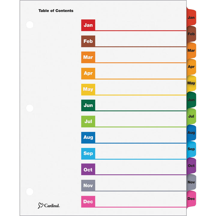 Image of Cardinal® 60318CB OneStep Monthly Index System