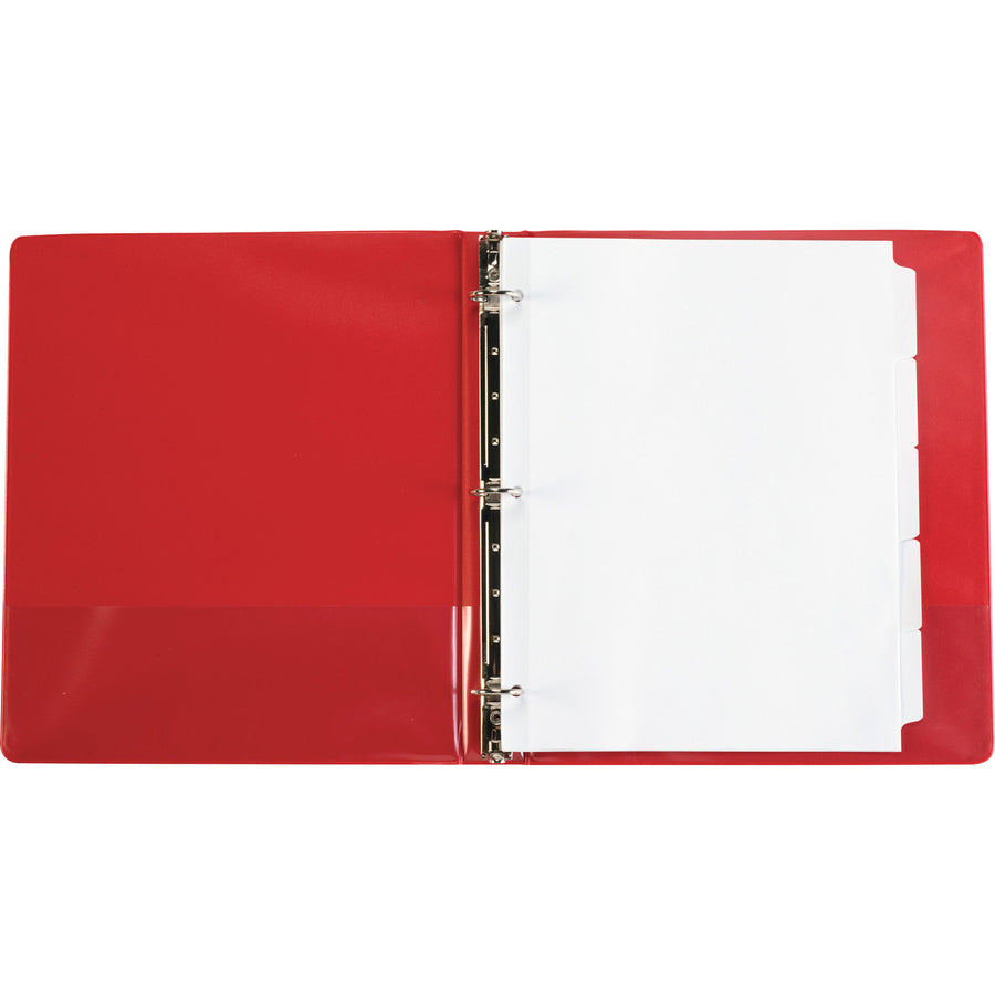 Image of Business Source Plain Tab Indexes,5-2" Wide Tab,11"x8-1/2",100 St/BX,WE