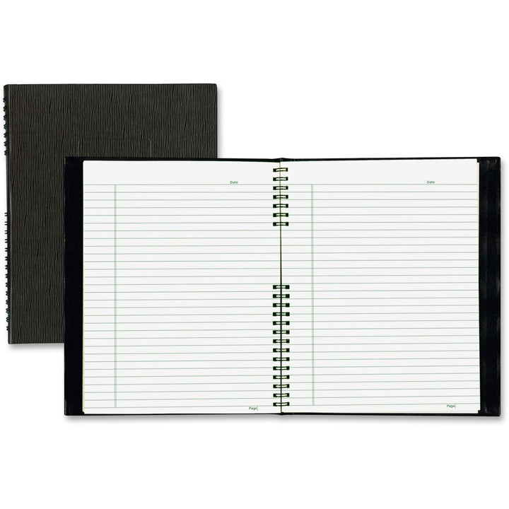 Image of Blueline® EcoLogix NotePro Executive Notebook, 1-Subject, Medium/College Rule, Black Cover, (100) 11 x 8.5 Sheets