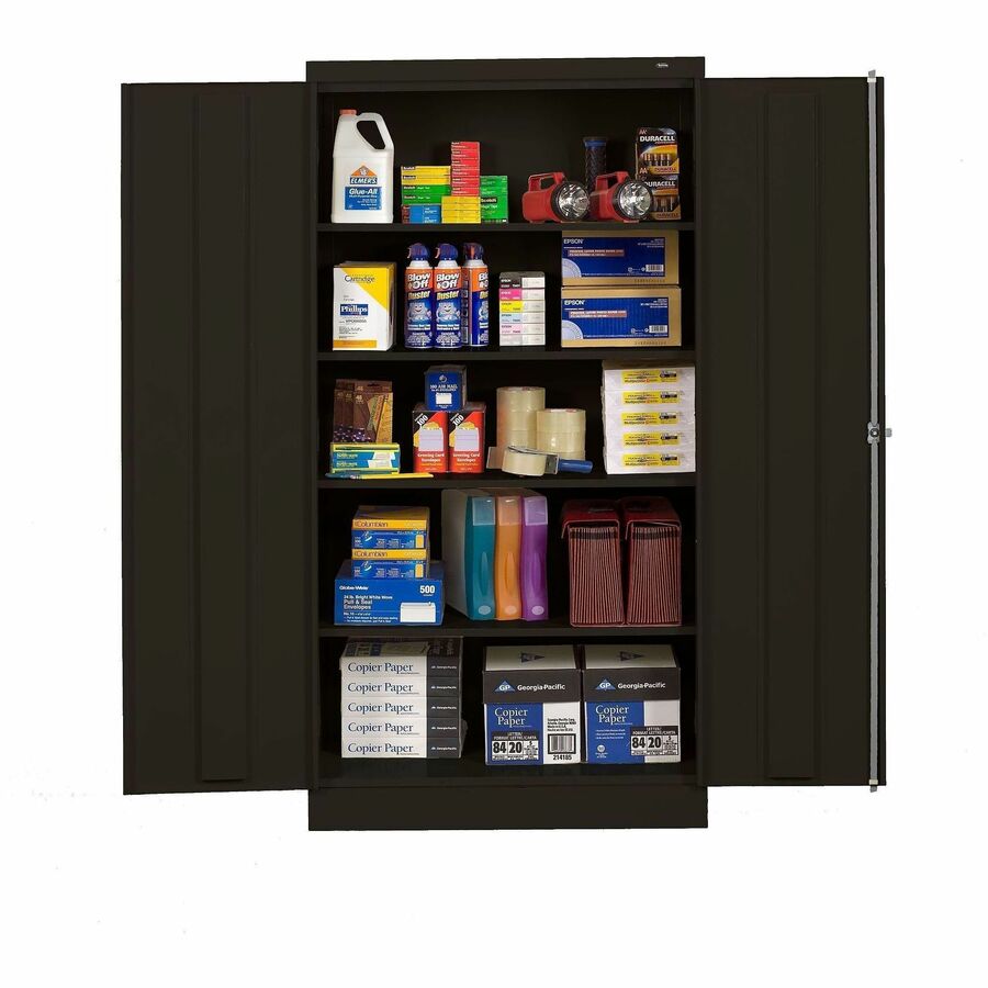 Image of Tennsco 1480 Standard Black Storage Cabinet