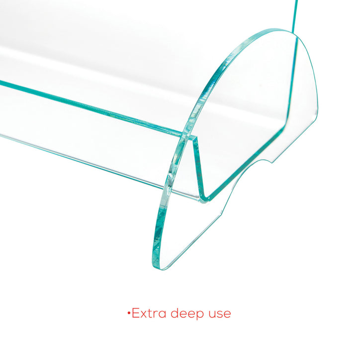 Image of deflecto® Euro-Style Docuholder, Magazine Size, 9.81w X 6.31d X11h, Green Tinted