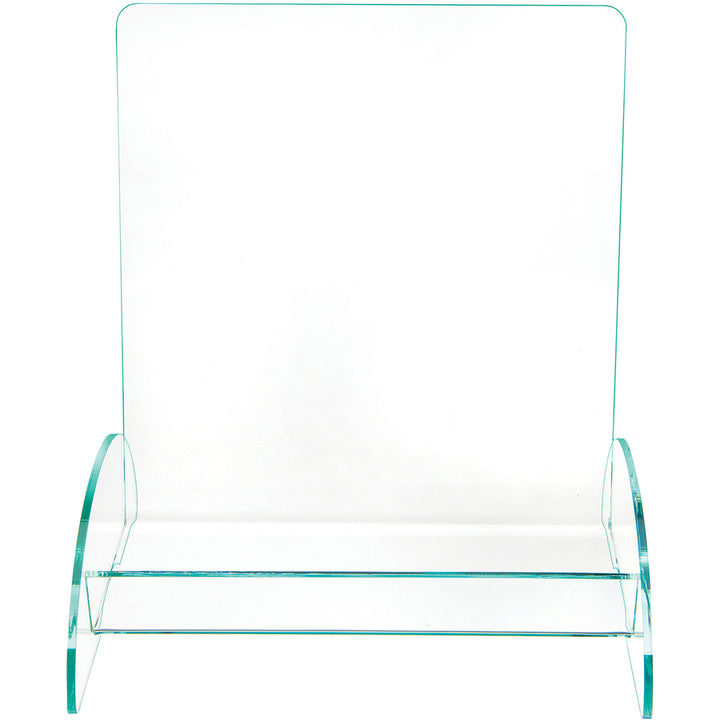 Image of deflecto® Euro-Style Docuholder, Magazine Size, 9.81w X 6.31d X11h, Green Tinted