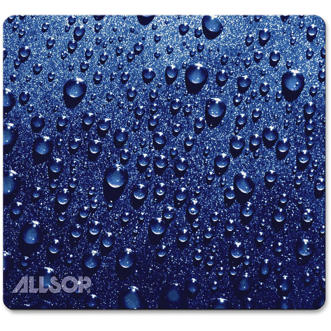 Image of Allsop® Naturesmart Mouse Pad, 8.5 x 8, Raindrops Design