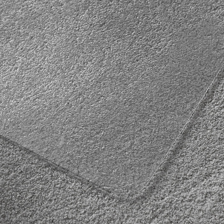 Image of Floortex® Chairmat, Low/Med Pile, Lip 10"x25", 48"x53", Clear