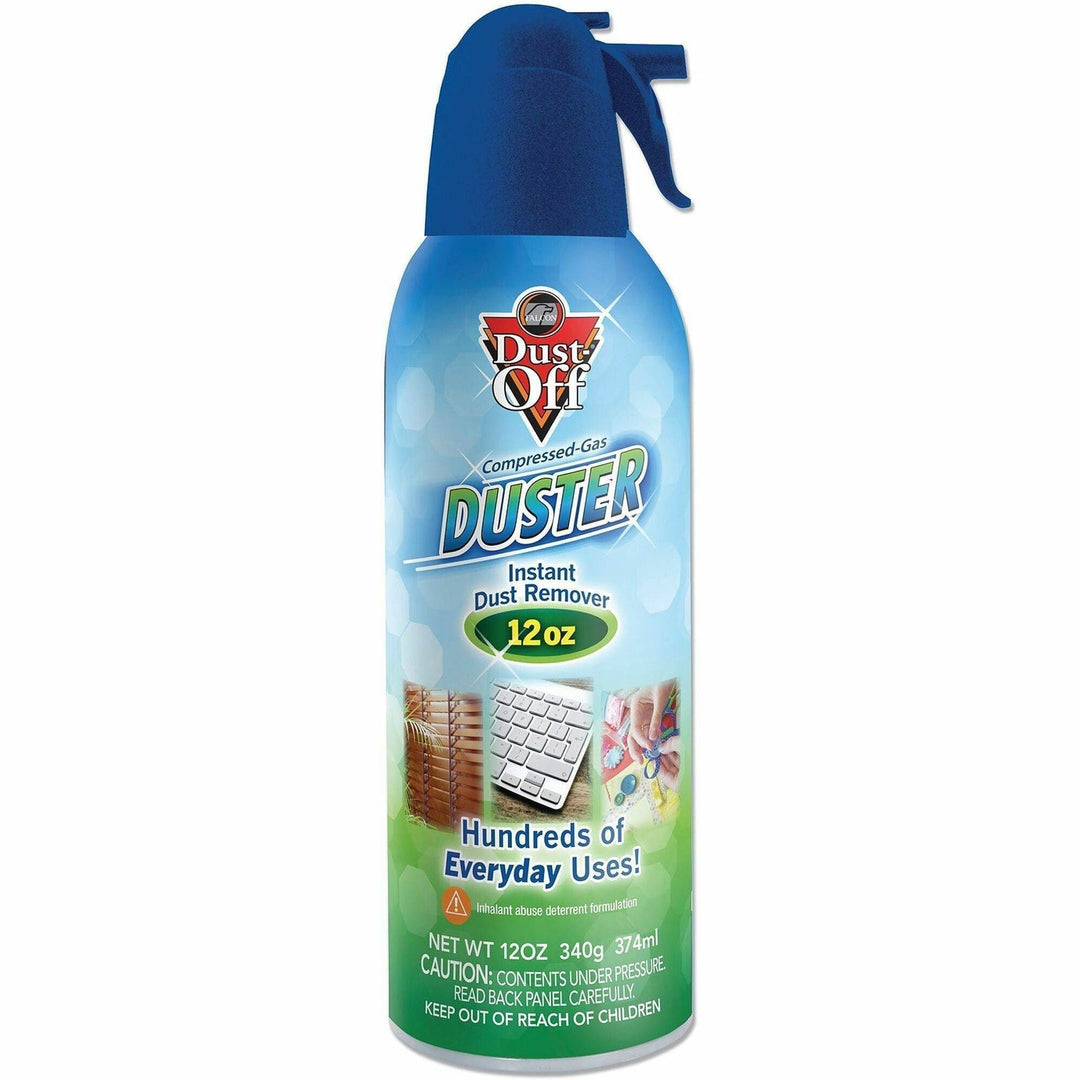 Image of Dust-Off DPSXL12 Air Duster, For Computer Equipment, Printer Accessories, 12 fl oz, 12 / Carton