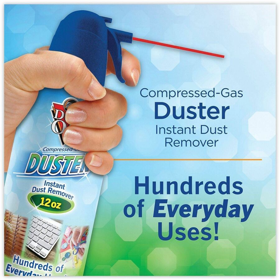Image of Dust-Off DPSXL12 Air Duster, For Computer Equipment, Printer Accessories, 12 fl oz, 12 / Carton