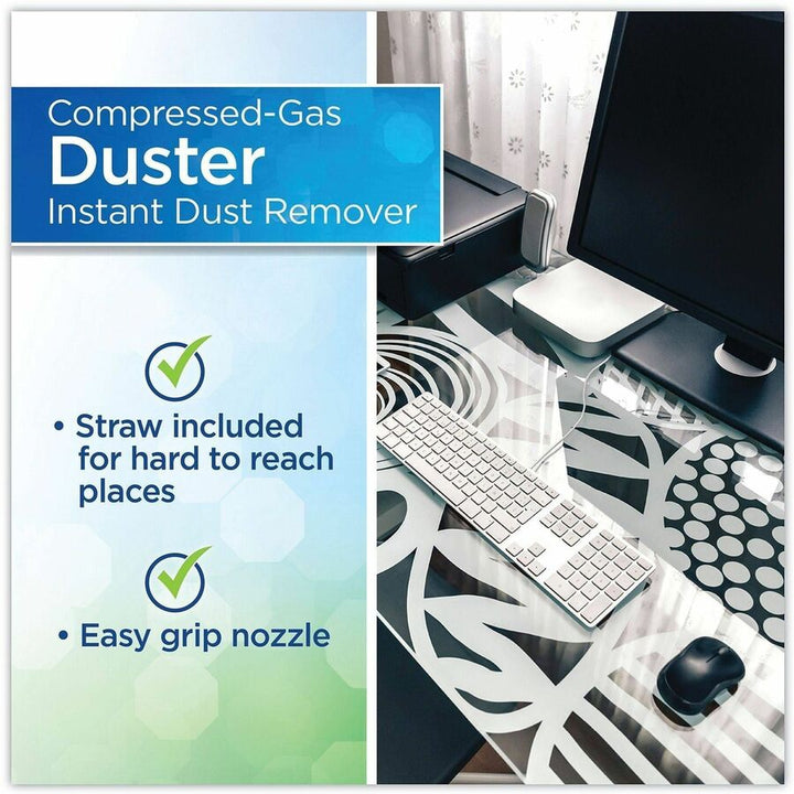Image of Dust-Off DPSXL12 Air Duster, For Computer Equipment, Printer Accessories, 12 fl oz, 12 / Carton