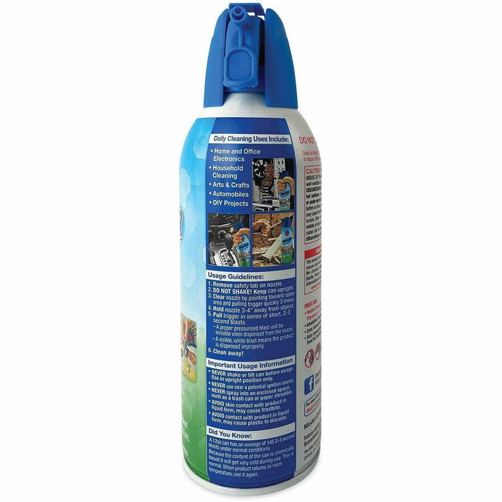 Image of Dust-Off DPSXL12 Air Duster, For Computer Equipment, Printer Accessories, 12 fl oz, 12 / Carton