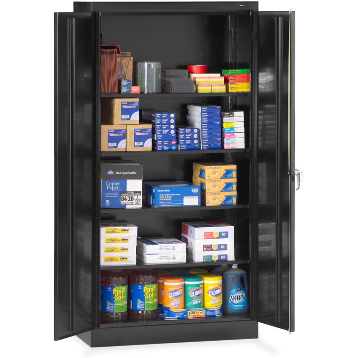 Image of Tennsco 1470 Standard Black Storage Cabinet
