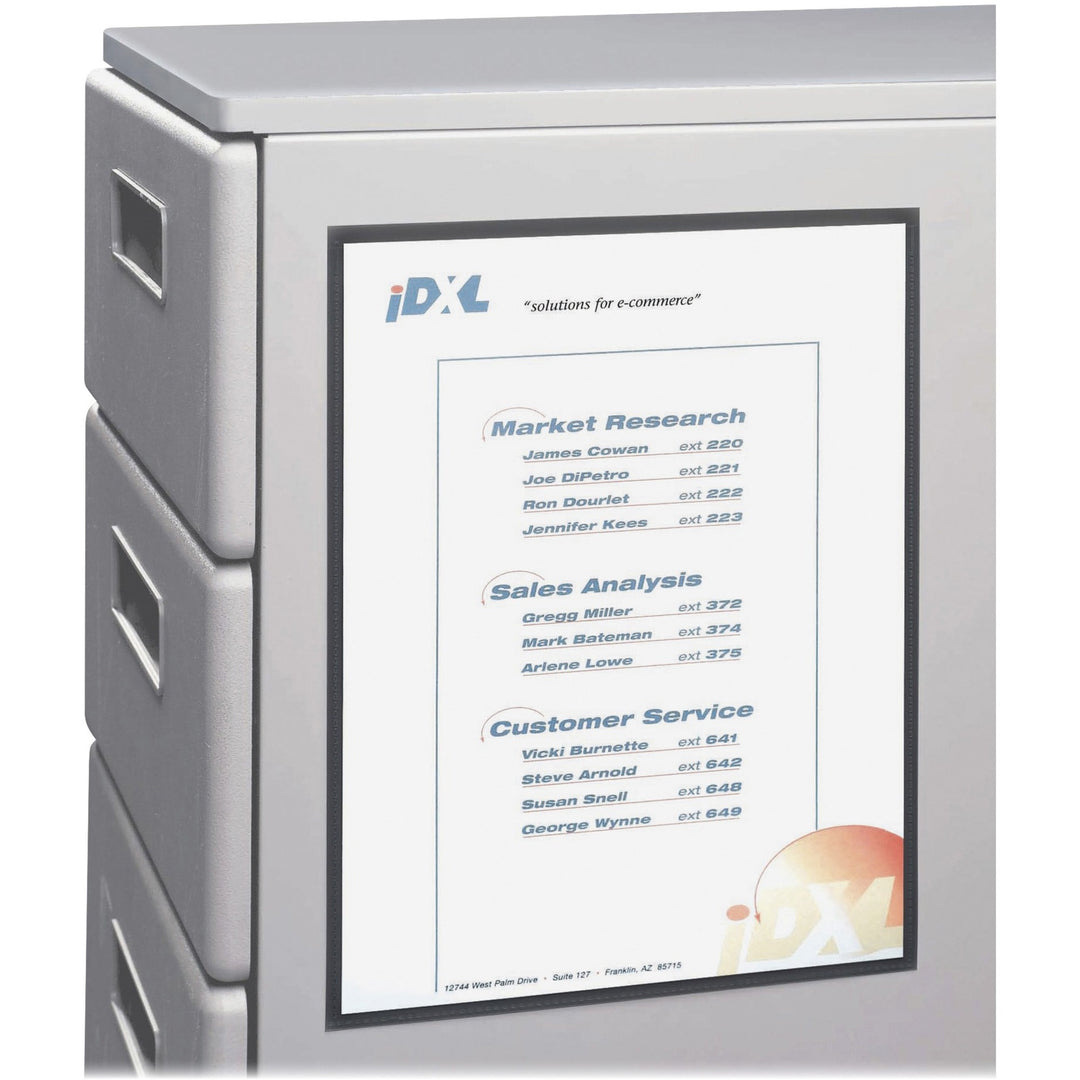 Image of C-Line® Magnetic Cubicle Keepers Display Holders, 9.2 x 11.69, Magnetic Mount, Clear, 2/Pack