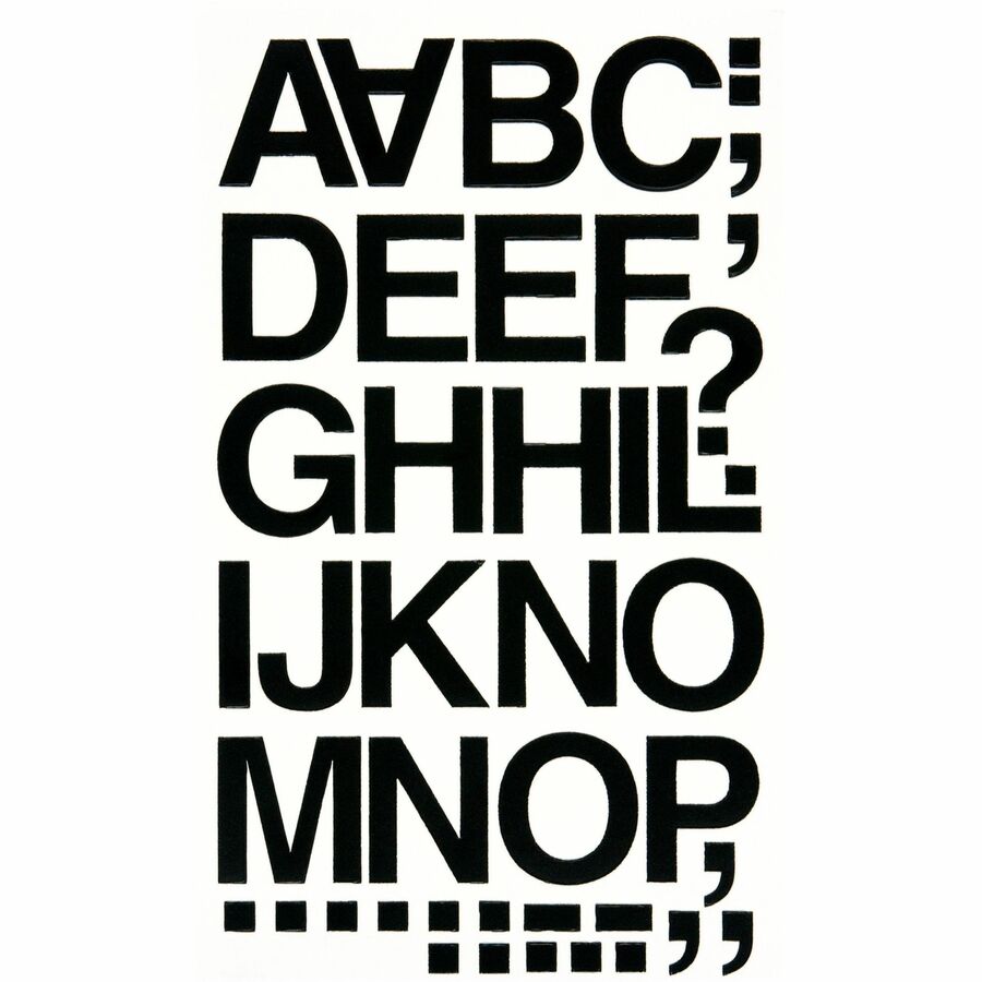 Image of Chartpak 01040 Vinyl Helvetica Style Letters/Numbers