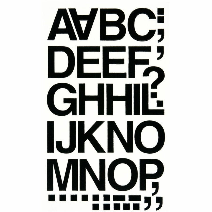 Image of Chartpak 01040 Vinyl Helvetica Style Letters/Numbers