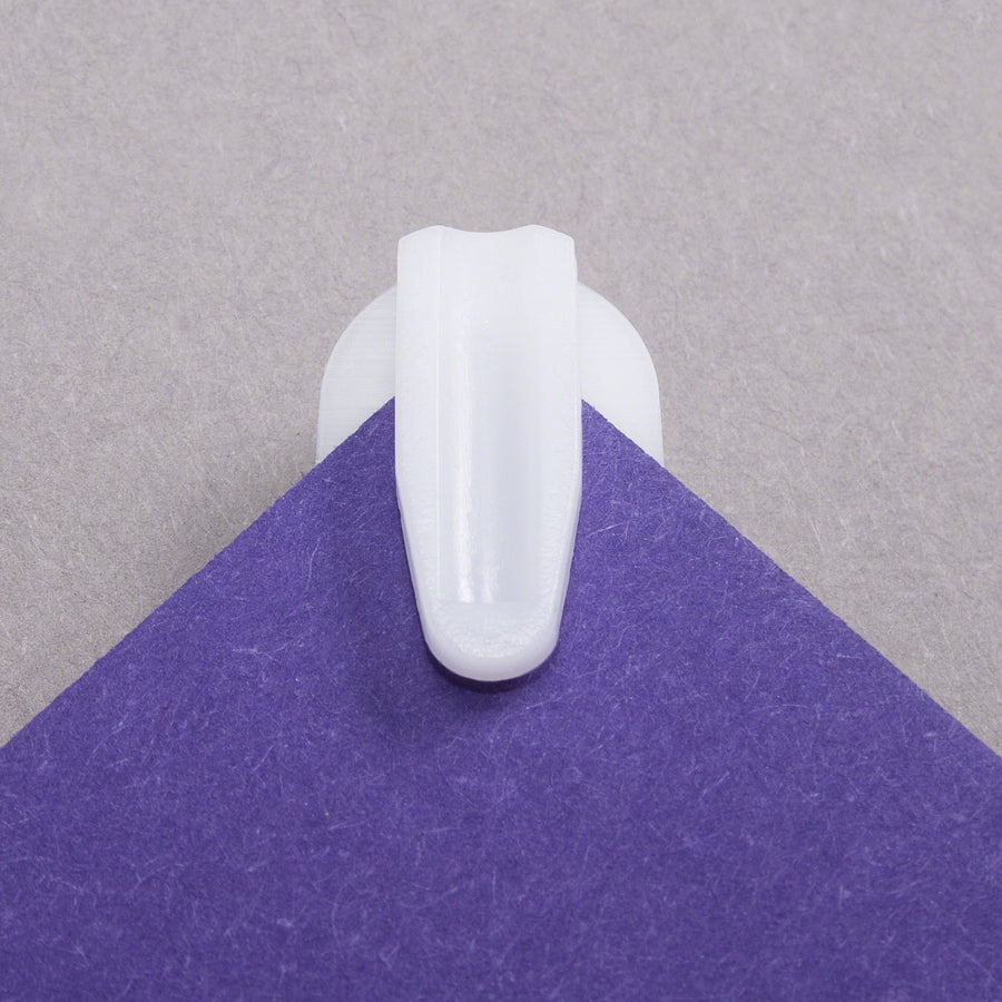 Image of Advantus 01220 StikkiClips Adhesive Clips, for Paper, Notes, List, Artwork, Project, Schedule, White, 20 / Each