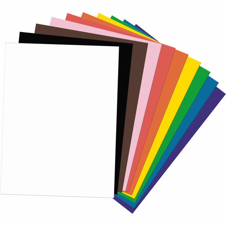Image of Pacon® Tru-Ray Construction Paper, 76 lb Text Weight, Assorted, Assorted, 100 Sheets/Pack, 20 Packs/Carton