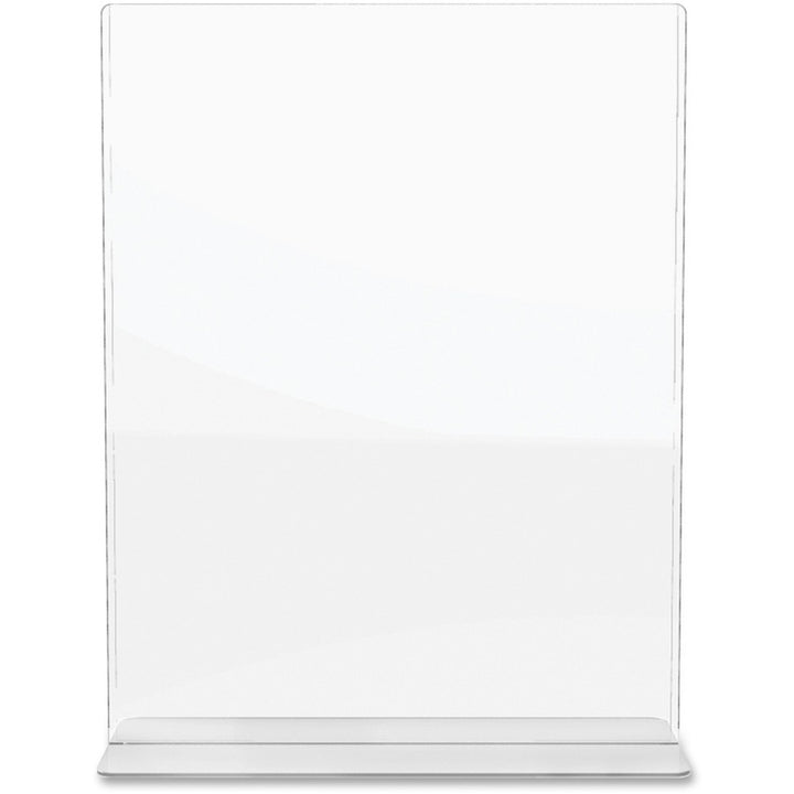 Image of deflecto® Superior Image Double Sided Sign Holder, 8.5 x 11 Insert, Clear