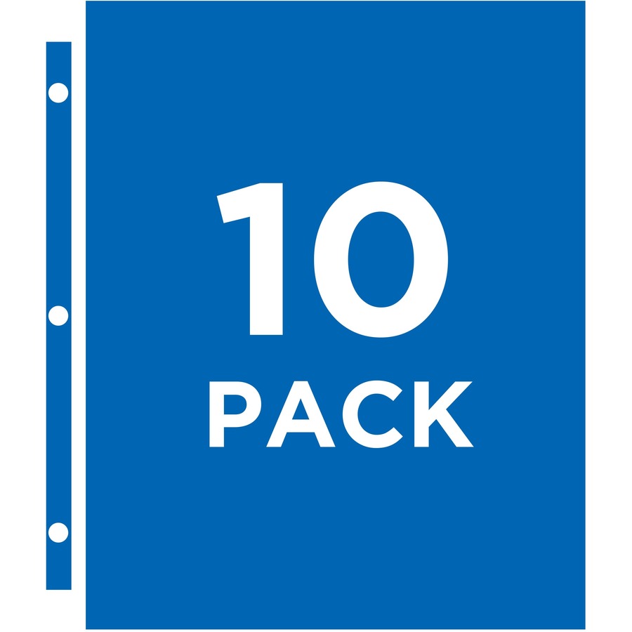 Image of Avery® Clear Mixed Format Photo Album Pages, 10ct (13401), 4" W x 6" Length, 3-ring Binding, 10 / Pack
