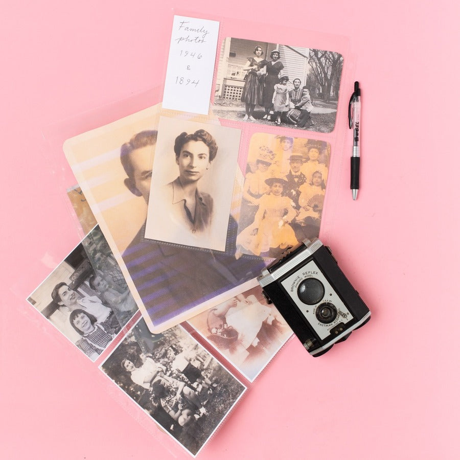 Image of Avery® Clear Mixed Format Photo Album Pages, 10ct (13401), 4" W x 6" Length, 3-ring Binding, 10 / Pack