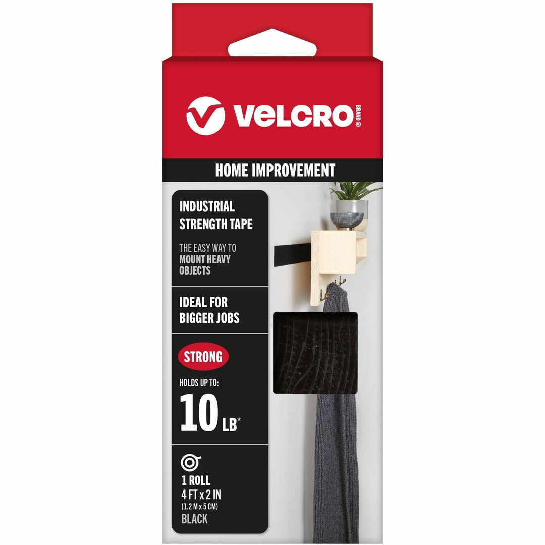 Image of VELCRO® 90593 Industrial Strength 4ft x 2in Roll Black