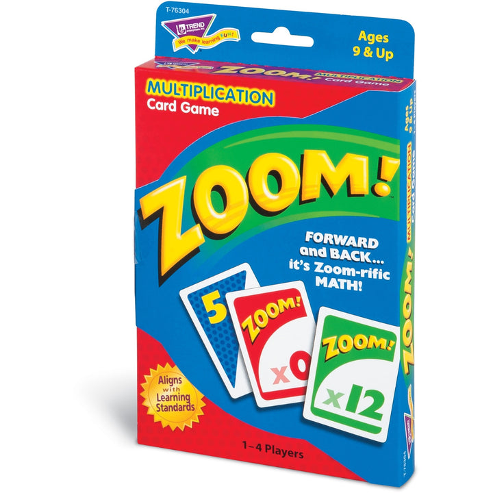 Image of TREND® Zoom Math Card Game, Ages 9 And Up, 100 Cards/set