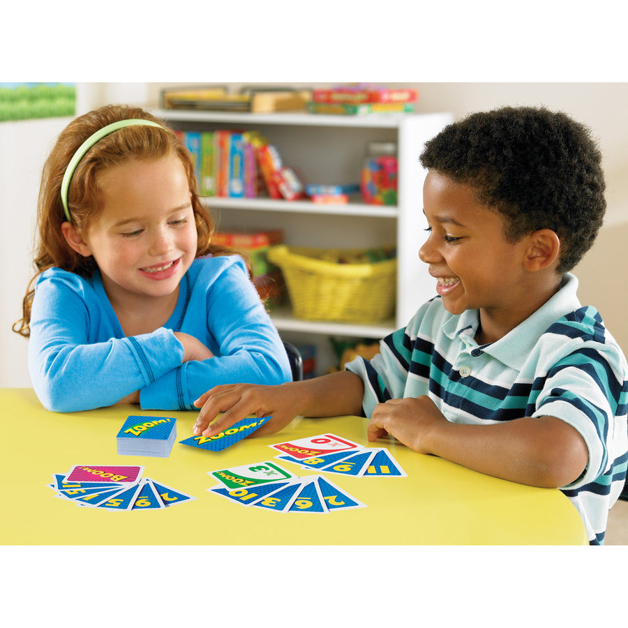 Image of TREND® Zoom Math Card Game, Ages 9 And Up, 100 Cards/set