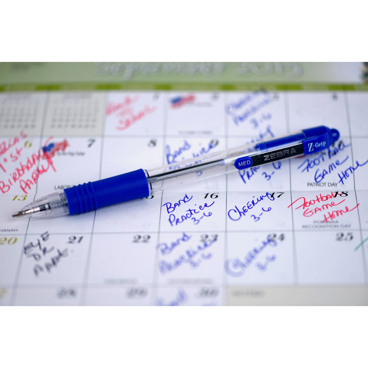 Image of Zebra® Ballpoint Pen, Retractable, 1.0mm Pt, 7/PK, Assorted