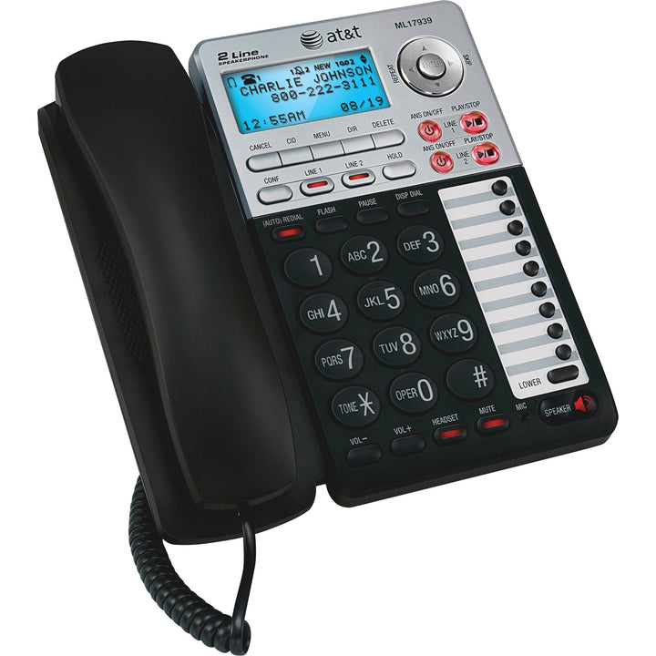 Image of AT&T® Ml17939 Two-Line Speakerphone With Caller Id And Digital Answering System