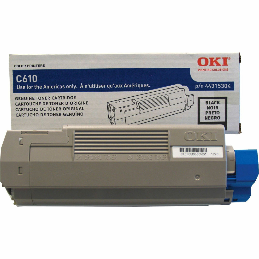 Image of Oki® Toner Cartridge, 8000 Page Yield, Black