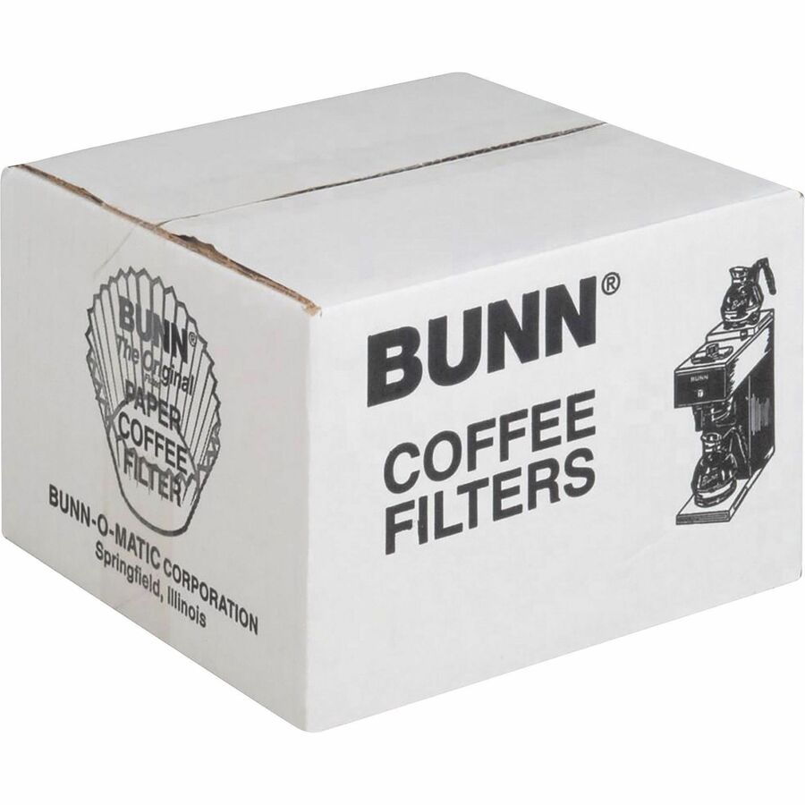 Image of BUNN 20115.0000 12-Cup Regular Filters, 10 fl oz Capacity, 1000 / Carton, White