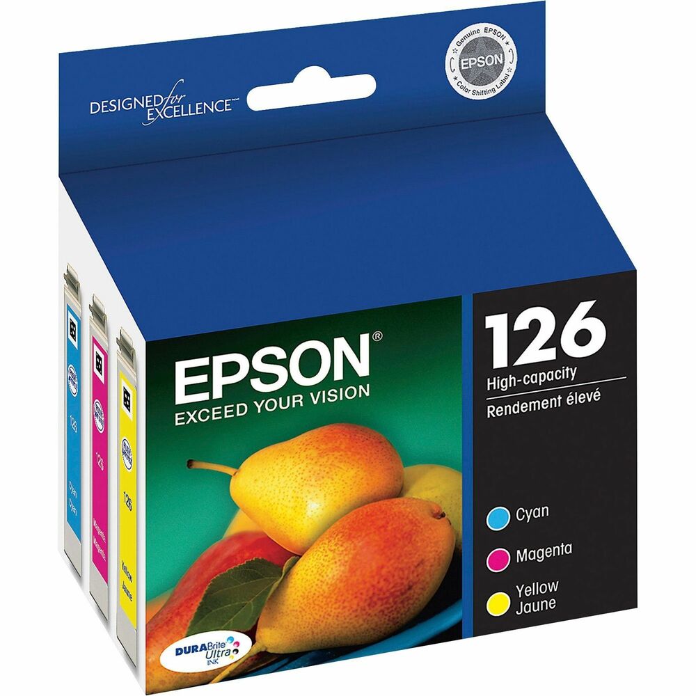Image of Epson Ink Cartridge Combo, 480 Page Yield, 3/PK, CYN/MA/YW