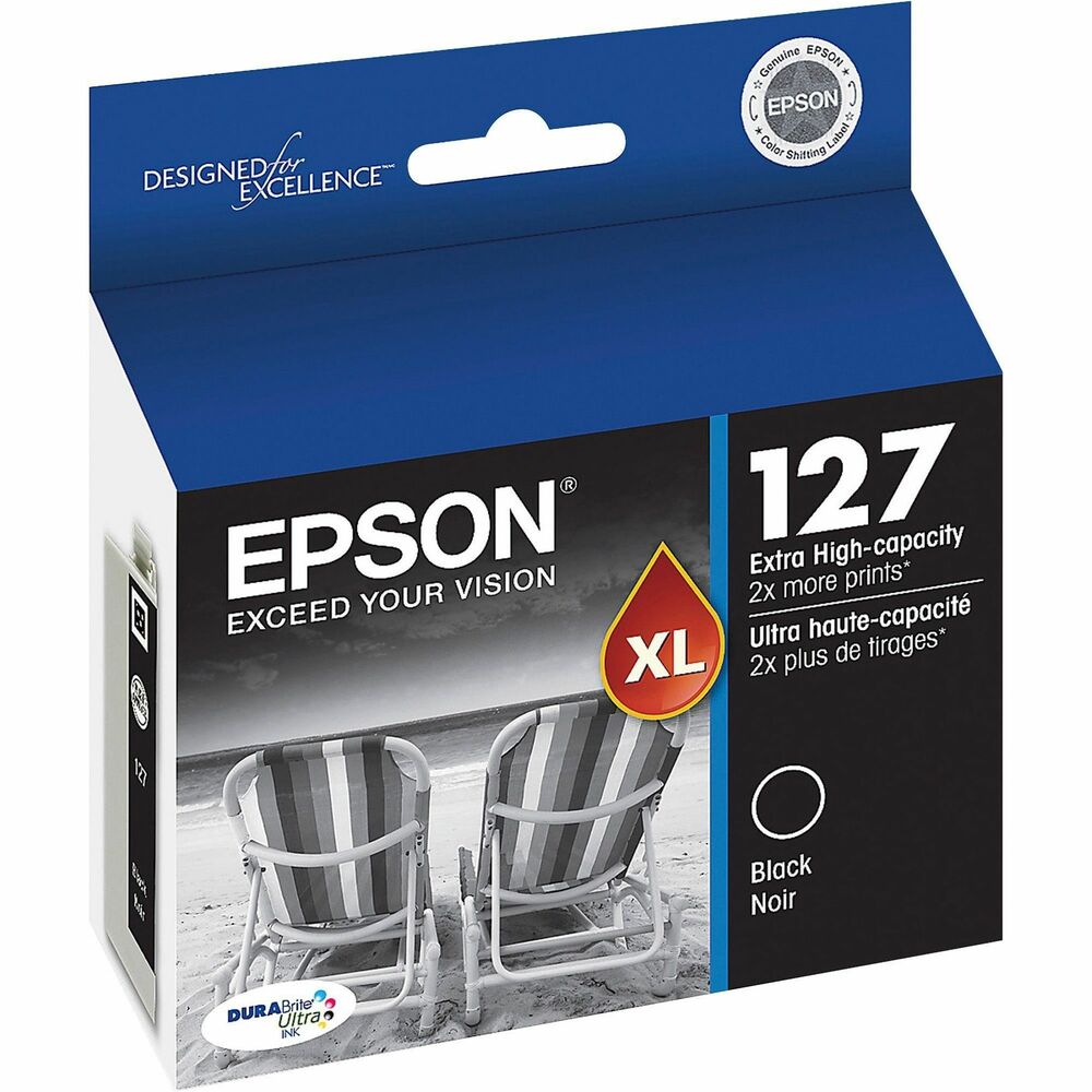 Image of Epson Ink Cartridge, f/ WorkForce-7520, 1000 Page Yield, BK
