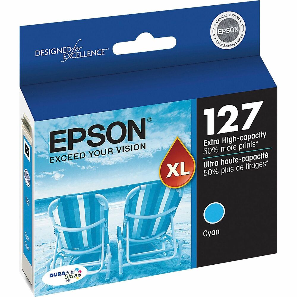 Image of Epson Ink Cartridge, f/ WorkForce-7520, 765 Page Yield, CYN