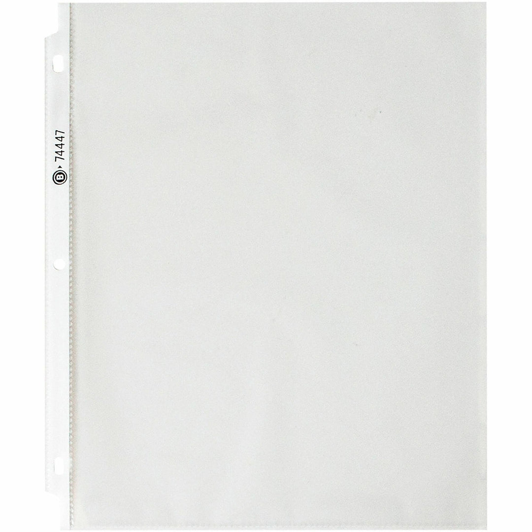 Image of Business Source Sheet Protectors,Top Load,2.0mil,11"x8-1/2",100/PK,Semi-CL