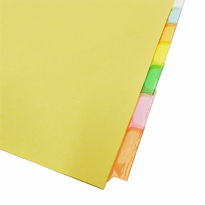 Image of Business Source Ring Binder Indexes,1-1/2" Tabs,11"x8-1/2",8 Tabs/Set,MI