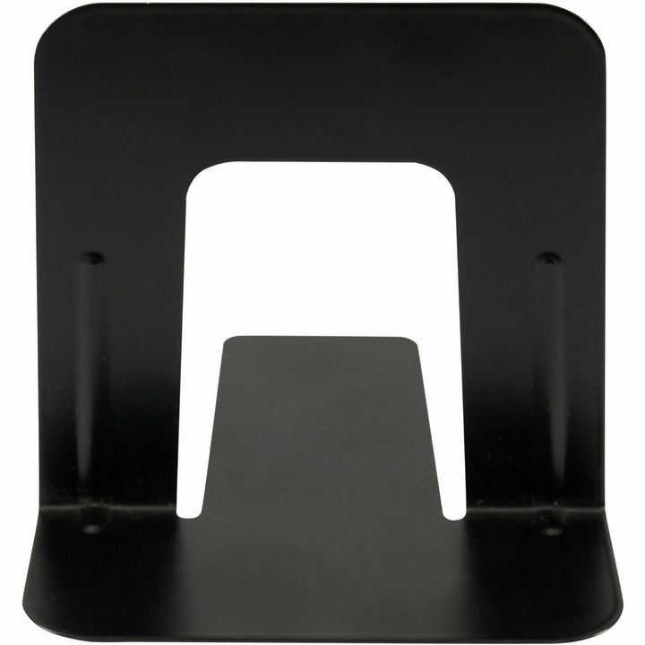 Image of Business Source Bookends, Standard, Steel, 4-3/4"x5-1/4"x5", Black
