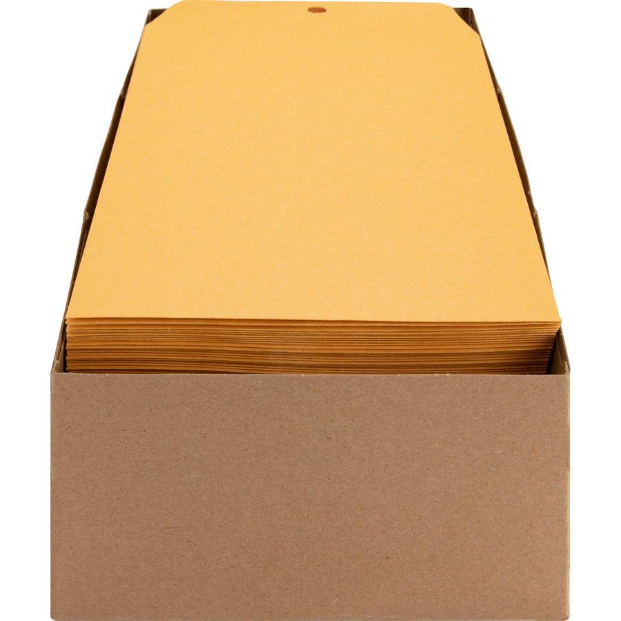 Image of Business Source Clasp Envelopes, 28 lb., 6"x9", 100/BX, Brown Kraft