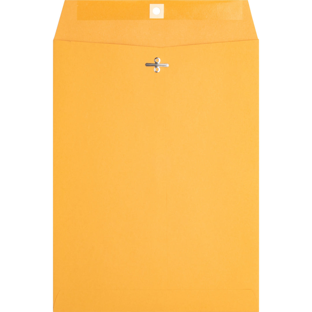 Image of Business Source Clasp Envelopes,28 lb.,9"x12",100/BX,Brown Kraft