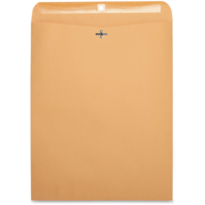 Image of Business Source Clasp Envelopes,28 lb.,12"x15-1/2",100/BX,Brown Kraft