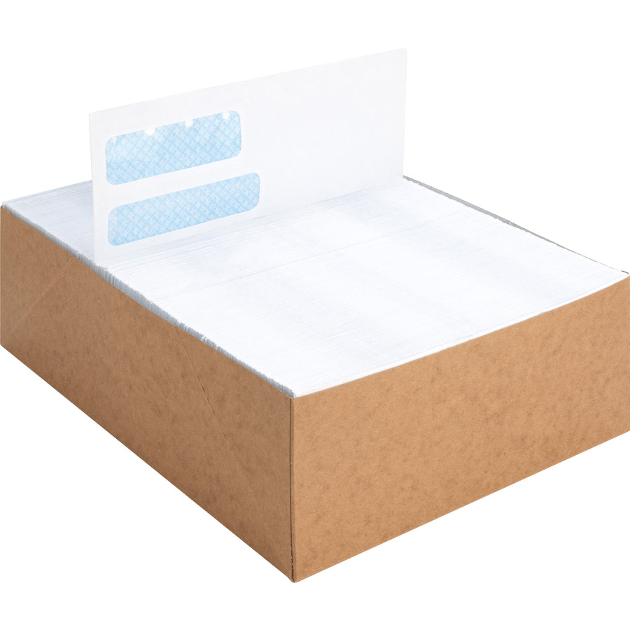 Image of Business Source Double Window Envelopes,No. 9,3-7/8"x8-7/8",500/BX,White