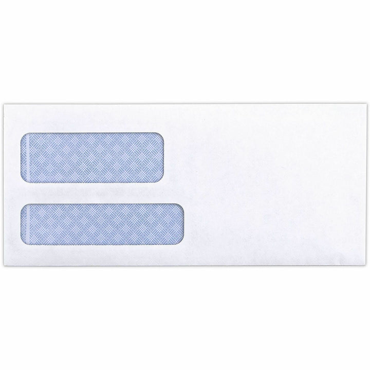 Image of Business Source Double Window Envelopes,No. 9,3-7/8"x8-7/8",500/BX,White