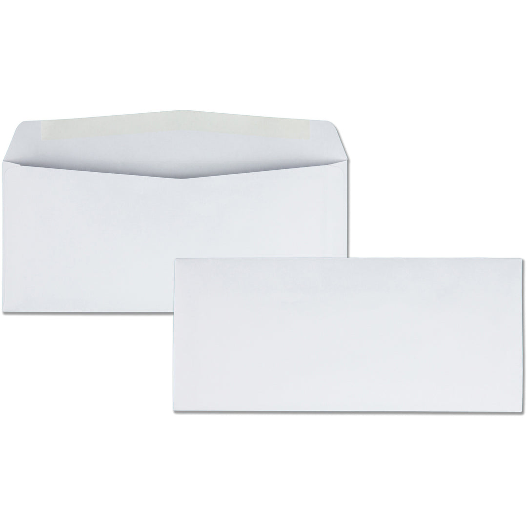 Image of Business Source Business Envelopes,24 lb.,No. 10,4-1/8"x9-1/2",500/BX,WE