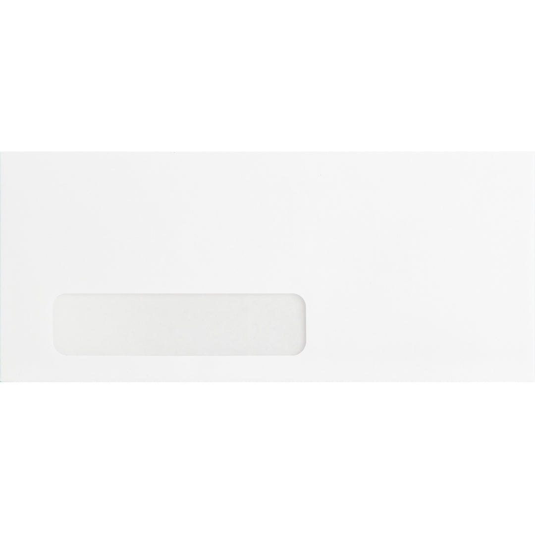 Image of Business Source Window Envelopes,No 10.,Side Seam,4-1/8"x9-1/2",500/BX,White
