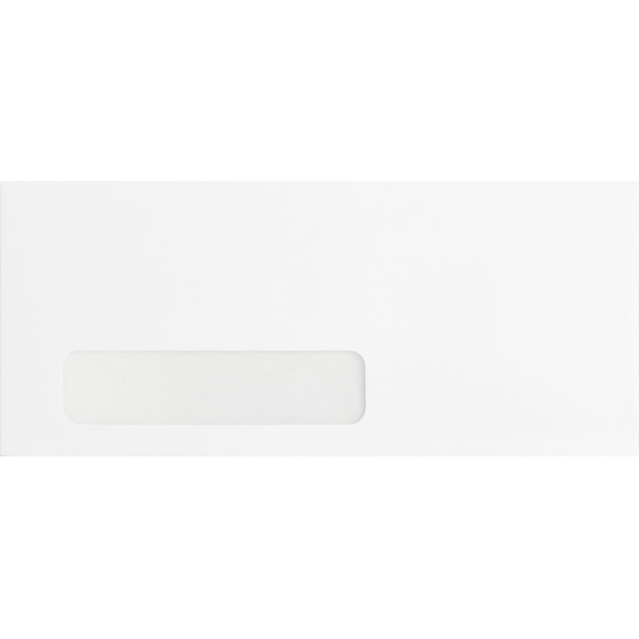 Image of Business Source Window Envelopes,No 10.,Side Seam,4-1/8"x9-1/2",500/BX,White