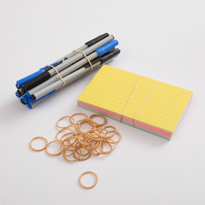 Image of Business Source Rubber Bands,Size 10,1 lb./BG,1-1/4"x1/16",Natural Crepe