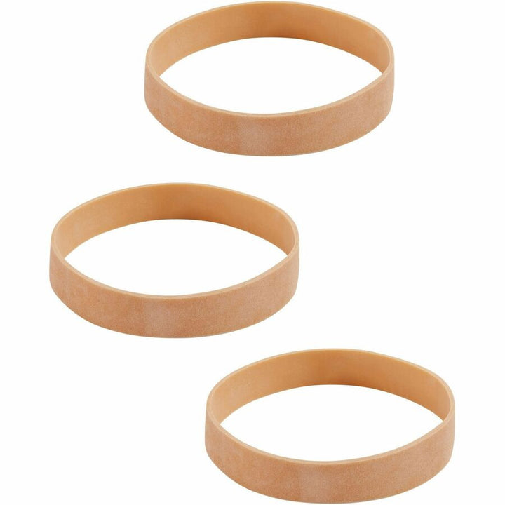 Image of Business Source Rubber Bands,Size 105,1 lb./BG,5"x5/8",Natural Crepe