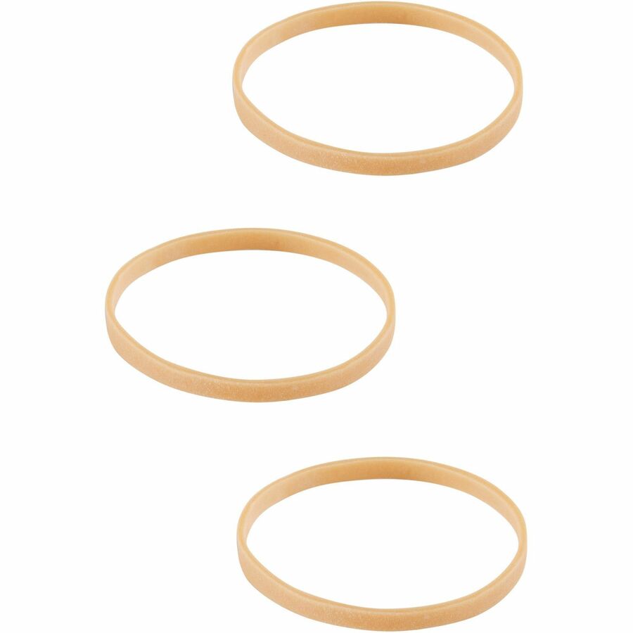 Image of Business Source Rubber Bands,Size 31,1 lb./BG,2-1/2"x1/8",Natural Crepe