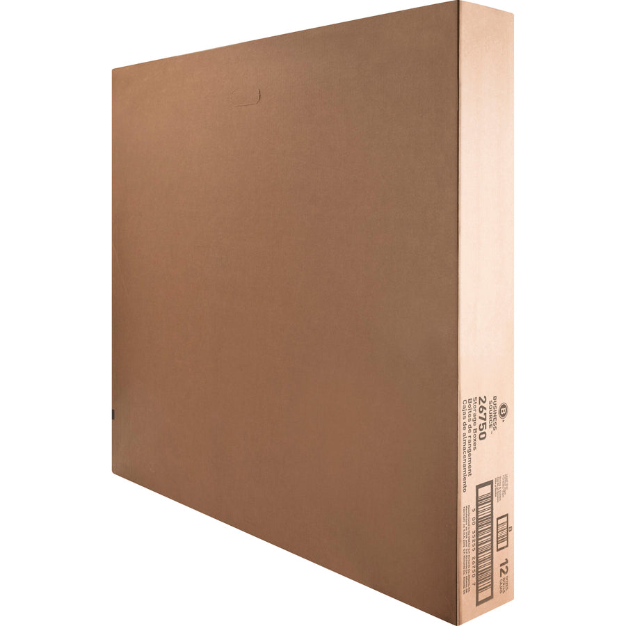 Image of Business Source Storage Boxes, Legal, 350 lbs., 15"x24"x10", 12/CT, White