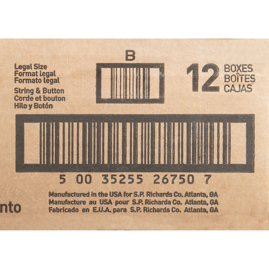 Image of Business Source Storage Boxes, Legal, 350 lbs., 15"x24"x10", 12/CT, White