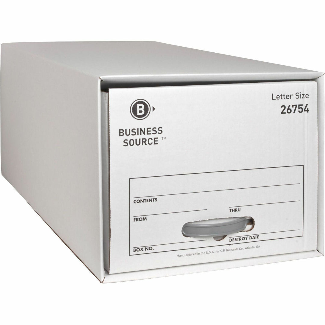 Image of Business Source Storage Drawer, Letter, 12-1/2"x23-1/2"x10-1/4", 6/CT, WE