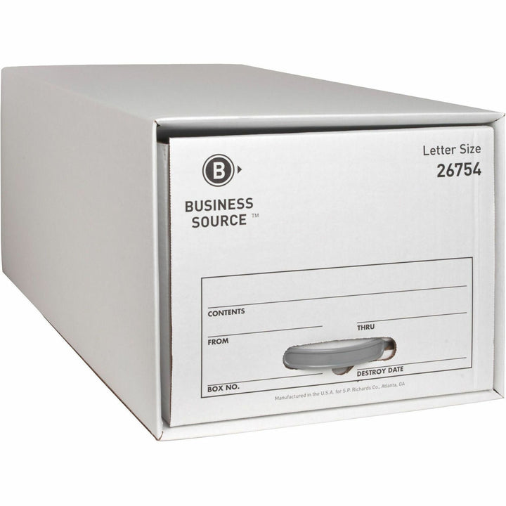 Image of Business Source Storage Drawer, Letter, 12-1/2"x23-1/2"x10-1/4", 6/CT, WE